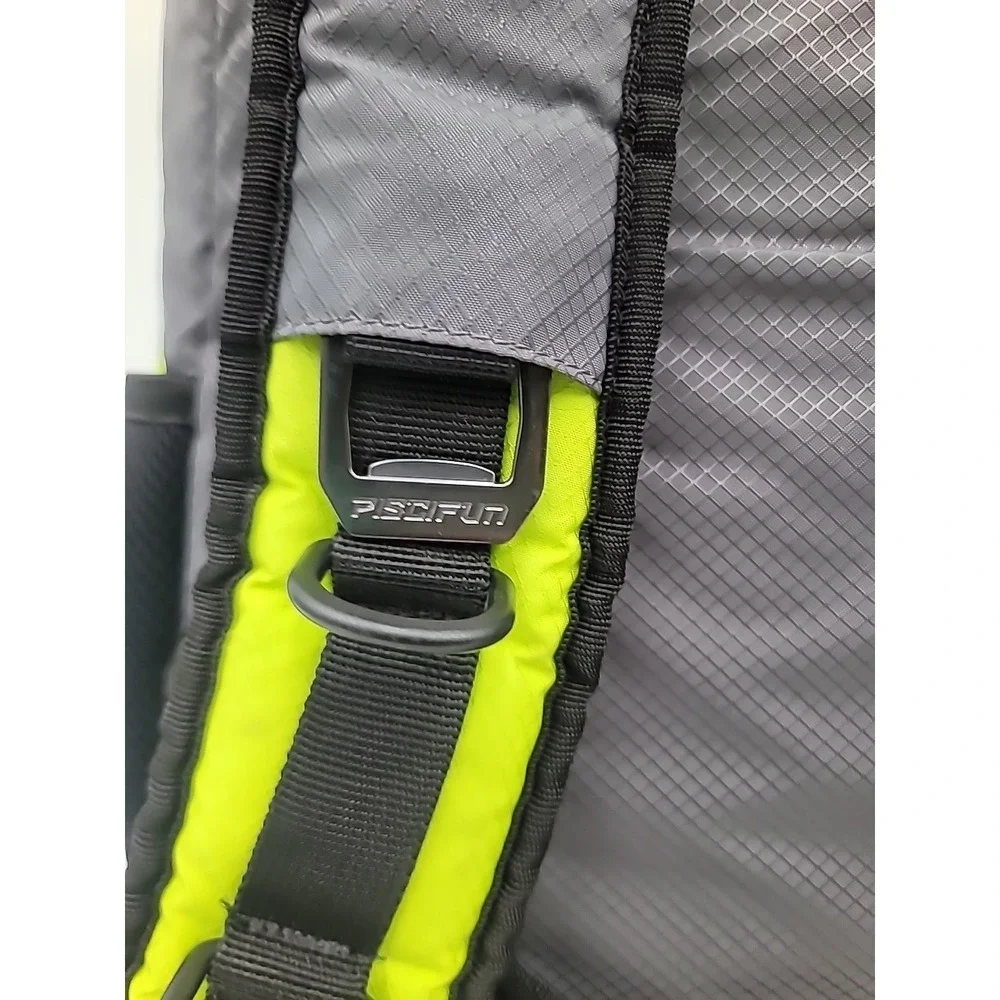Piscifun Insulated Backpack Cooler Green Gray Pockets Camping Hiking Backpacking